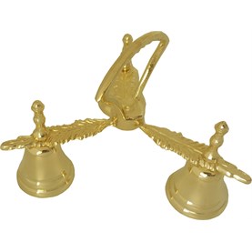 Carrillón de mano con tres campanas - 1