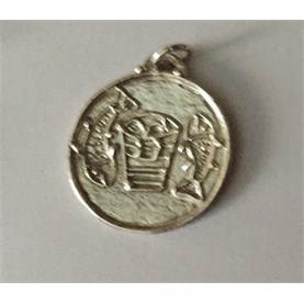 Medalla Panes y Peces  en Plata Pequeña. - 1