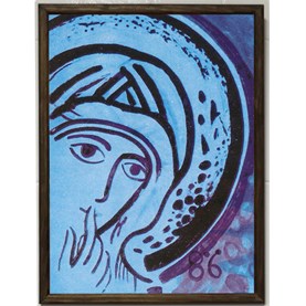Icono 'Virgen del Silencio' 30x40 (Madera)