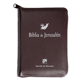 Biblia de Jerusalén edición Bolsillo Cremallera