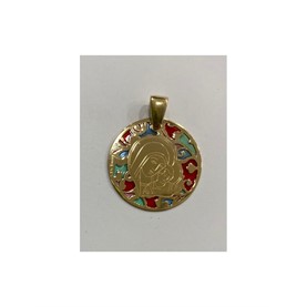 Medalla Virgen Del Camino Plata De Ley Y Esmalte®. 25mm - 2