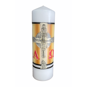 Cirio altar Cruz Gloriosa Dorado