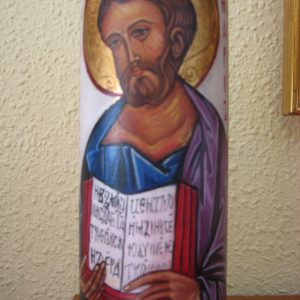 Cirio Bautismo pintados a mano ELABORADO