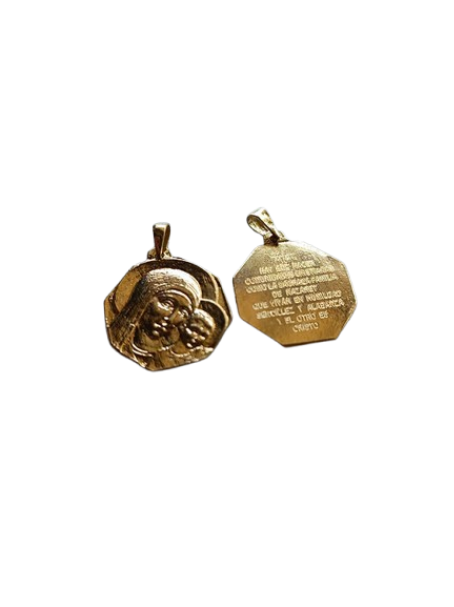 Medalla de la Virgen del camino de oro - Imagen 2