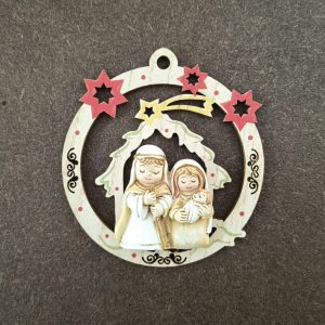 Colgante para árbol con estrellas Sagrada Familia