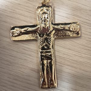 Llavero Cruz «Itinerante» dorada