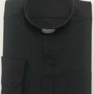Camisa negra manga larga