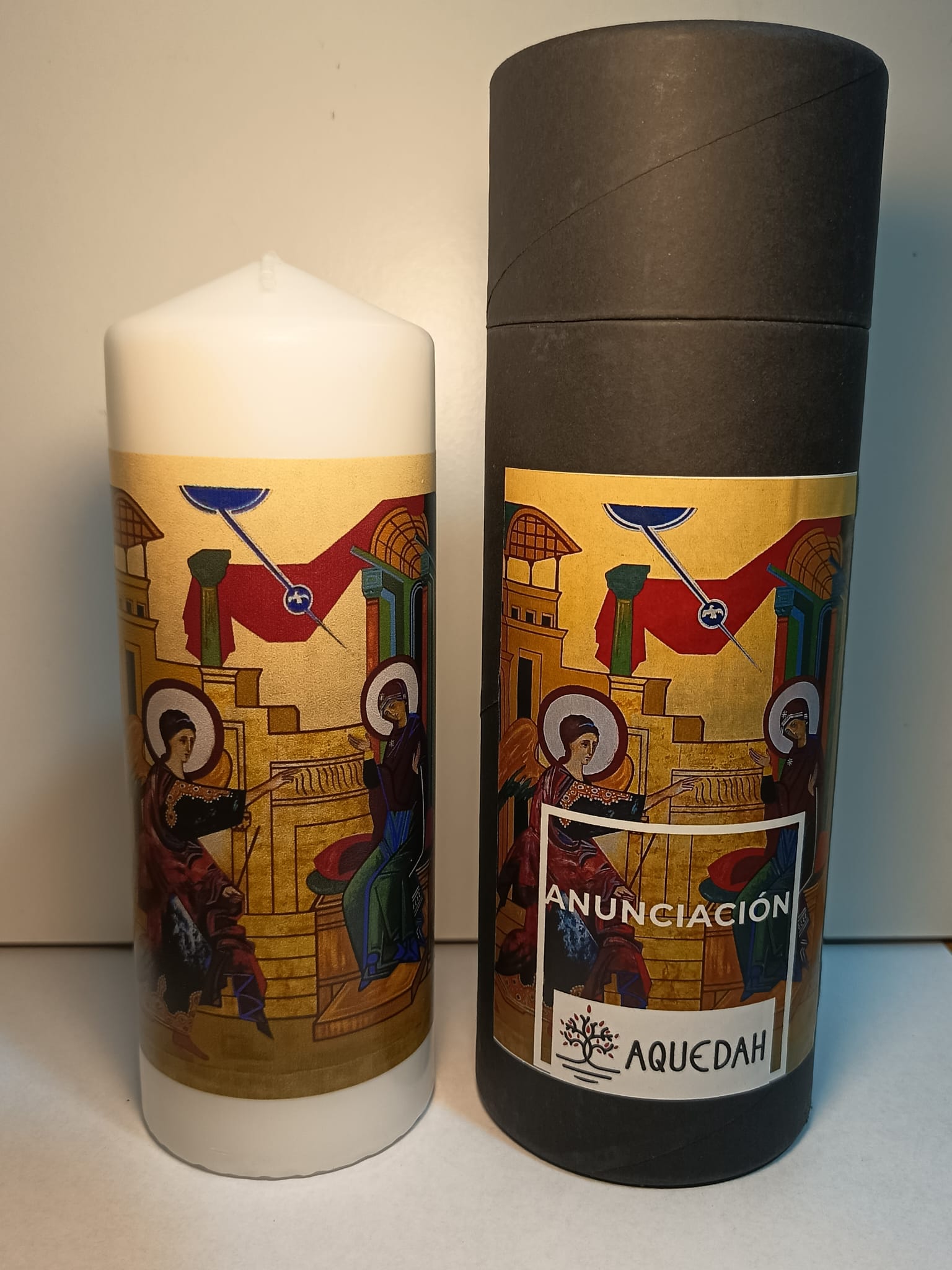 Vela Laudes o Bautizo con Icono 7x20cm - Imagen 13