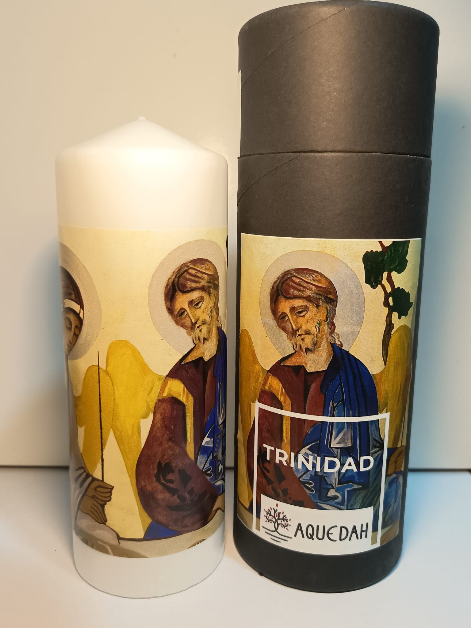 Vela Laudes o Bautizo con Icono 7x20cm - Imagen 6