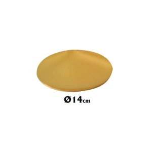 Patena lisa Dorada para Cáliz 14cm